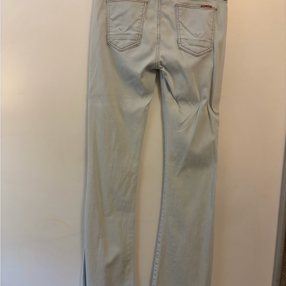 Hudson Jeans Women's Light Blue Denim Flare Jeans - Picture 2 of 7